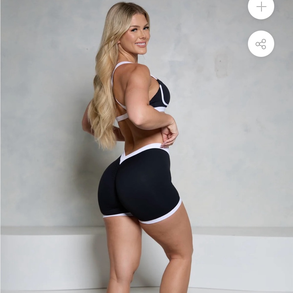 Pcheebum scrunch shorts